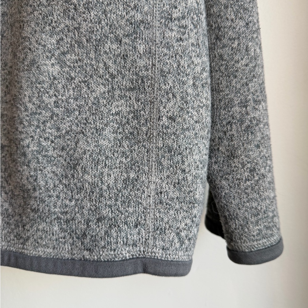 Patagonia Men’s Better Sweater 1/4 Zip Pull-Over Fleece Gray Sweatshirt - Picture 7 of 9